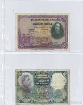 Plný šanon mix bankovek celý svět - Konvolut - sbírka - 3