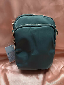 ♥️ Kabelka crossbody přes rameno / zeleno-modrá taška - nová - 3
