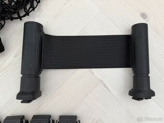 Audi A6 C7 4G doplňky do kufru - síť, 4x úchyty, fixační pás - 3