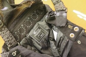 Oteplovačky černé se šlemi, vel. 116 - 3