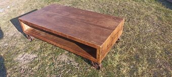 Konferenční stolek Industrial top model masiv dřevo - 3