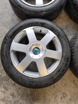 16" LETNÍ KOLA OCTAVIA II 6,5JX16 ET50 205 55 16 7-8MM - 3