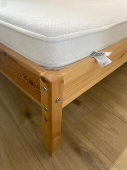 Postel IKEA TARVA 90x200 + rošt + matrace - 3