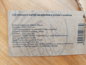 Nové kartáče na nádobí, 2 kusy, eko bio produkty - SLEVA - 3
