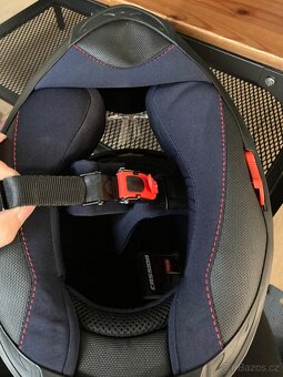 Helma na motorku Cassida Apex bílá velikost S - 3
