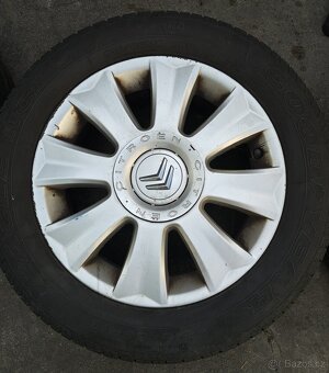 Alu kola Citroen. Original R16, 4x108, + poklice - 3