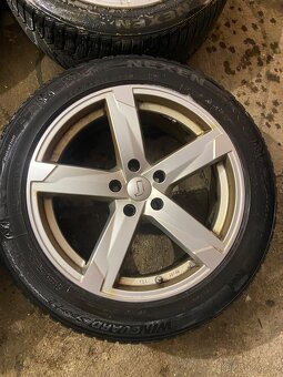 Alu kola Rondell 5x112, R18, zimní pneu - 3