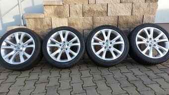 Alu kola 5x112 r17 Trifid originál Škoda Superb II zimní pne - 3