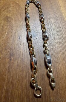 Zlatý řetěz Versace 61g - 3