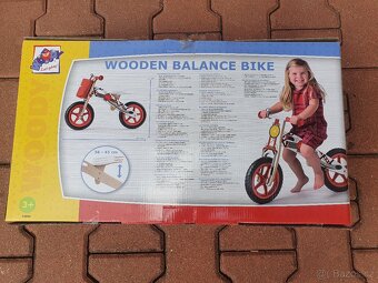 Odrážedlo pro děti - Wooden balance bike - 3