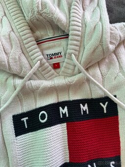 Svetr Tommy Jeans Center Flag Cable Hoodie L - 3