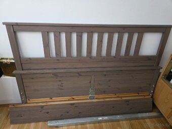 Postel IKEA Hemnes včetně roštů 180x200 - 3