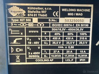 Svářečka Kuhtreiber KIT 500 - 3