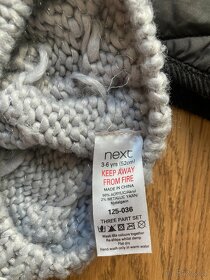 Dětská bunda černá NEXT, 140 cm - 3