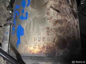 DPF filtr 04L131723M,filtr pevných částic má najeto 1 - 3