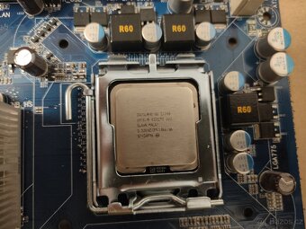 Stará základní deska + CPU + RAM + cooler - 3