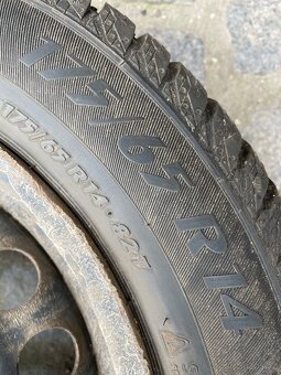 Zimní pneu + pl. disky 175/65 R14 - 3