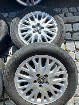 Alu Volvo R16 5x108+nové letní gumy - 3
