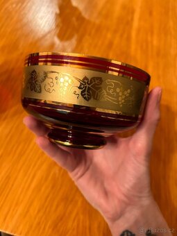 Váza a miska z Borského skla, cena za 1 ks - 3