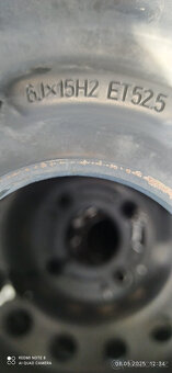 Ford Fiesta + Fusion - ocelové disky 15" - 3