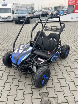Nová Dětská elektro Buggy až 2500w 2 Mista Modrá - 3