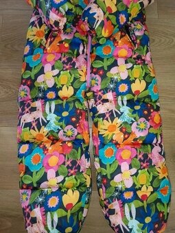 Lyžařská zimní kombinéza s jednorožci, květy 116 next - 3