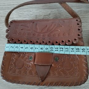 RETRO kožená kabelka - 3