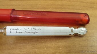 MINUTOVÝ RTUŤOVÝ TEPLOMĚR LÉKAŘSKÝ, RYCHLOBĚŽKA - 3