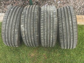 Prodám zánovní pneu FALKEN 215/50 R 18 AZENIS - 3