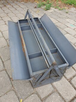 plechová bedna na nářadí retro ČSSR - 3