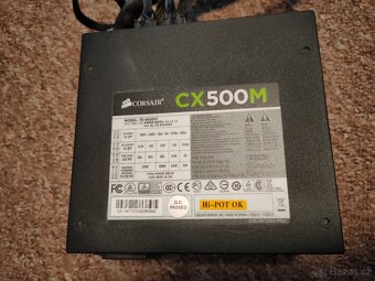 Zdroj Corsair CX500M (500W) - 3