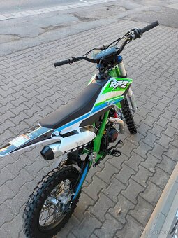 Pitbike Thunder 125cc 17x14 E-start zelená - 3