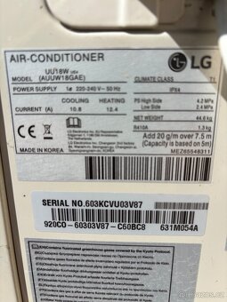 Venkovní jednotka LG UU18w - 3