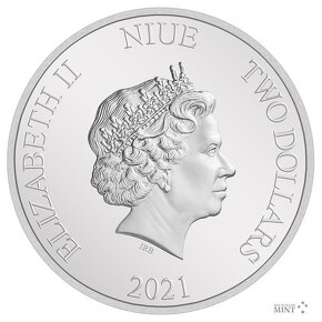 Pán prstenů 2021 Sauron proof - Stříbrná mince 1 Oz - 3