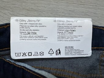 NOVÉ Dámské džíny Skinny Fit, vel. 34 - 3