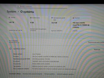 Acer Predator Helios 300 Abyssal Black kovový - 3