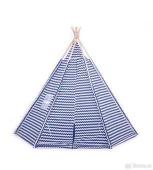 Dětský stan /teepee do pokojíčku Zig Zag - 3
