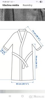 Nový župan Ikea Rockan S/M - 3