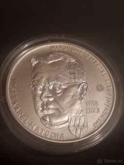 2x stříbrné pamětní mince. - 3