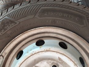 Dodávkové kola komplet 215 70 R15 C - 3