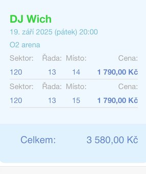 💎2ks Vstupenka DJ WICH💎 - 3