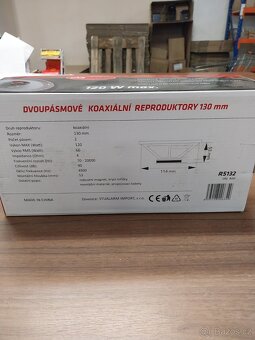 Reproduktory Carclever 130mm 120w - 3
