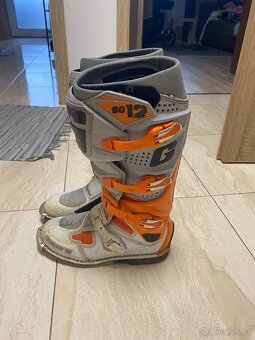 Motokrosové boty GAERNE boty SG-12 orange/grey/white - 3