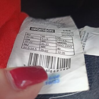 Brusle rostoucí Decathlon 32-35 - 3