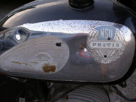 Prodám NSU Pretis 175 OSB čtyřtakt rok 1960 + díly motoru - 3