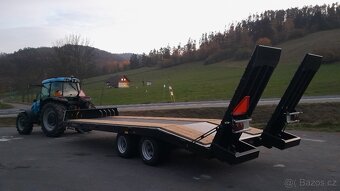 Traktorový návěs,Přepravník strojů,Podvalník,Přívěs,Vlek 16t - 3
