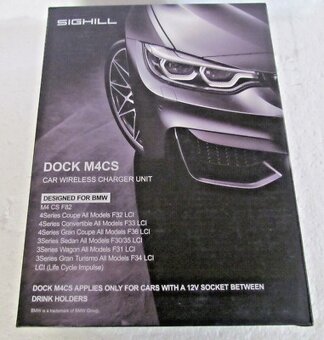 SIGHILL Dock M4CS pro BMW řady , Bezdrátová nabíječka do aut - 3