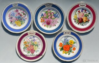 Aynsley, Minton, Wedgwood anglické porcelánové talíře - 3