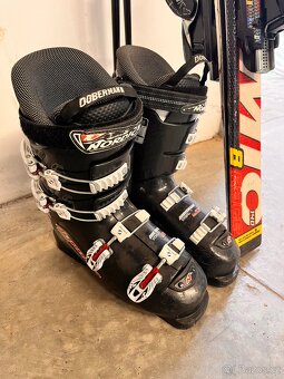 Atomic Lyže 140cm + lyžáky - 3