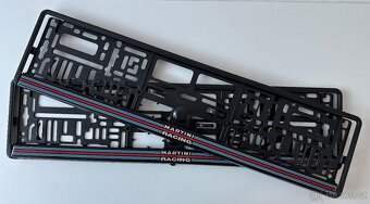 Martini Racing podložky pod SPZ - 3